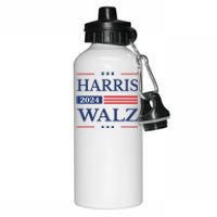 Harris Walz 2024 Kamala Harris 2024 Tim Walz 2024 Usa Flag Aluminum Water Bottle