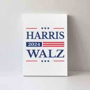 Harris Walz 2024 Kamala Harris 2024 Tim Walz 2024 Usa Flag Canvas