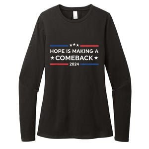 Harris Walz 2024 Hope Is Making A Comeback Womens CVC Long Sleeve Shirt