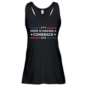 Harris Walz 2024 Hope Is Making A Comeback Ladies Essential Flowy Tank