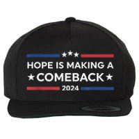 Harris Walz 2024 Hope Is Making A Comeback Wool Snapback Cap