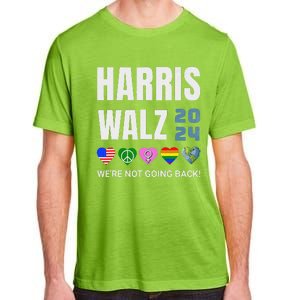 Harris Walz 2024 Not Going Back Rights Lgbtq Vote Adult ChromaSoft Performance T-Shirt