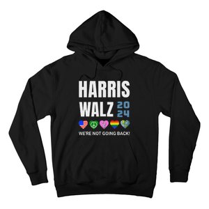 Harris Walz 2024 Not Going Back Rights Lgbtq Vote Hoodie