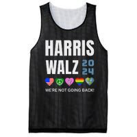 Harris Walz 2024 Not Going Back Rights Lgbtq Vote Mesh Reversible Basketball Jersey Tank