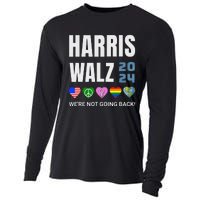 Harris Walz 2024 Not Going Back Rights Lgbtq Vote Cooling Performance Long Sleeve Crew