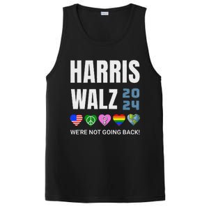 Harris Walz 2024 Not Going Back Rights Lgbtq Vote PosiCharge Competitor Tank