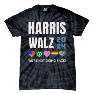 Harris Walz 2024 Not Going Back Rights Lgbtq Vote Tie-Dye T-Shirt