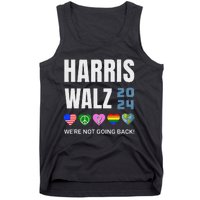 Harris Walz 2024 Not Going Back Rights Lgbtq Vote Tank Top