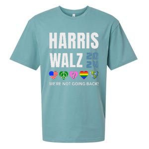 Harris Walz 2024 Not Going Back Rights Lgbtq Vote Sueded Cloud Jersey T-Shirt