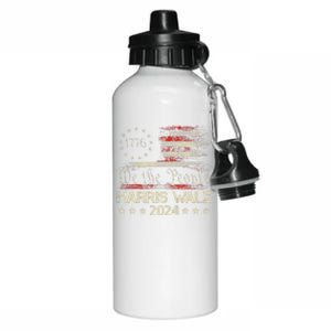 Harris Waltz 2024 Election Kamala Harris Tim Waltz 2024 Gift Aluminum Water Bottle