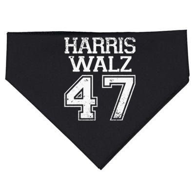 Harris Walz 2024 Campaign For President Harris Waltz Vintage USA-Made Doggie Bandana