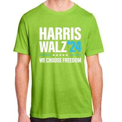 Harris Walz 2024 Kamala Harris Tim Walz President 24 Adult ChromaSoft Performance T-Shirt