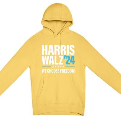 Harris Walz 2024 Kamala Harris Tim Walz President 24 Premium Pullover Hoodie