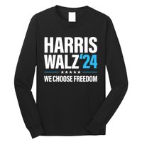 Harris Walz 2024 Kamala Harris Tim Walz President 24 Long Sleeve Shirt