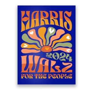 Harris Walz 2024 Election President Kamala Harris Tim Waltz Gift Poster