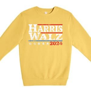 Harris Waltz 2024 Election Kamala Harris Tim Waltz 2024 Premium Crewneck Sweatshirt