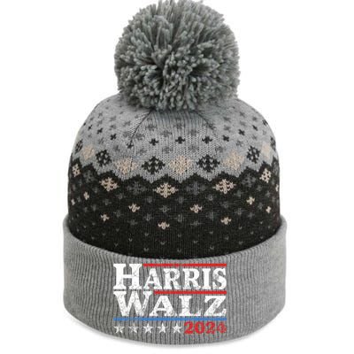 Harris Waltz 2024 Election Kamala Harris Tim Waltz 2024 The Baniff Cuffed Pom Beanie