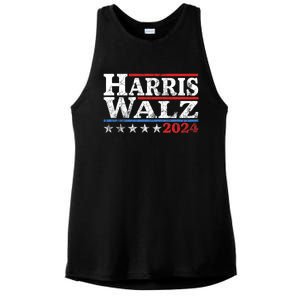 Harris Waltz 2024 Election Kamala Harris Tim Waltz 2024 Ladies PosiCharge Tri-Blend Wicking Tank