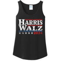 Harris Waltz 2024 Election Kamala Harris Tim Waltz 2024 Ladies Essential Tank