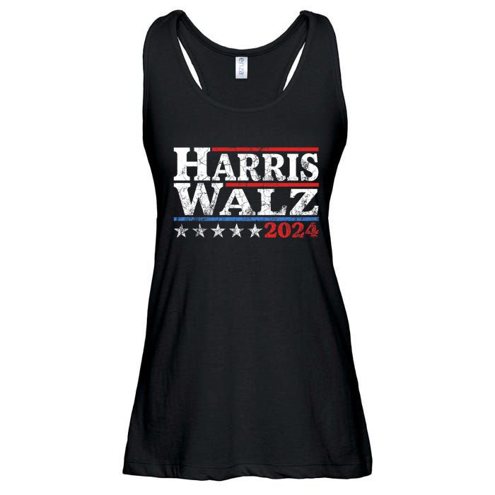 Harris Waltz 2024 Election Kamala Harris Tim Waltz 2024 Ladies Essential Flowy Tank