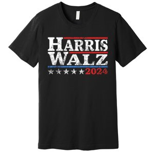 Harris Waltz 2024 Election Kamala Harris Tim Waltz 2024 Premium T-Shirt