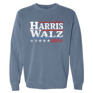 Harris Waltz 2024 Election Kamala Harris Tim Waltz 2024 Garment-Dyed Sweatshirt