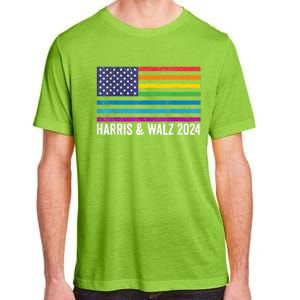 Harris Waltz 2024 Election Kamala Harris Tim Waltz 2024 Patriotic Colors Adult ChromaSoft Performance T-Shirt