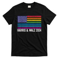 Harris Waltz 2024 Election Kamala Harris Tim Waltz 2024 Patriotic Colors T-Shirt