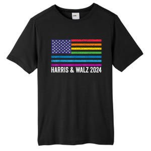 Harris Waltz 2024 Election Kamala Harris Tim Waltz 2024 Patriotic Colors Tall Fusion ChromaSoft Performance T-Shirt