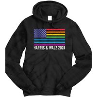 Harris Waltz 2024 Election Kamala Harris Tim Waltz 2024 Patriotic Colors Tie Dye Hoodie