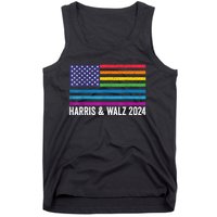 Harris Waltz 2024 Election Kamala Harris Tim Waltz 2024 Patriotic Colors Tank Top