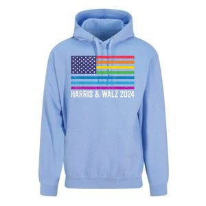 Harris Waltz 2024 Election Kamala Harris Tim Waltz 2024 Patriotic Colors Unisex Surf Hoodie