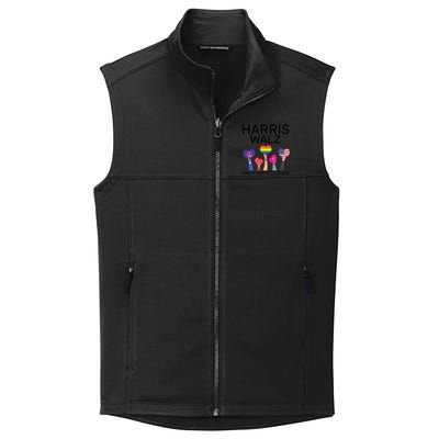 Harris Walz 2024 Unity Over Division Harris Walz 2024 Collective Smooth Fleece Vest