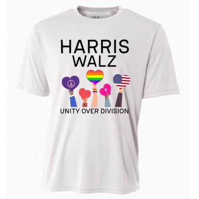 Harris Walz 2024 Unity Over Division Harris Walz 2024 Cooling Performance Crew T-Shirt