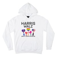 Harris Walz 2024 Unity Over Division Harris Walz 2024 Hoodie