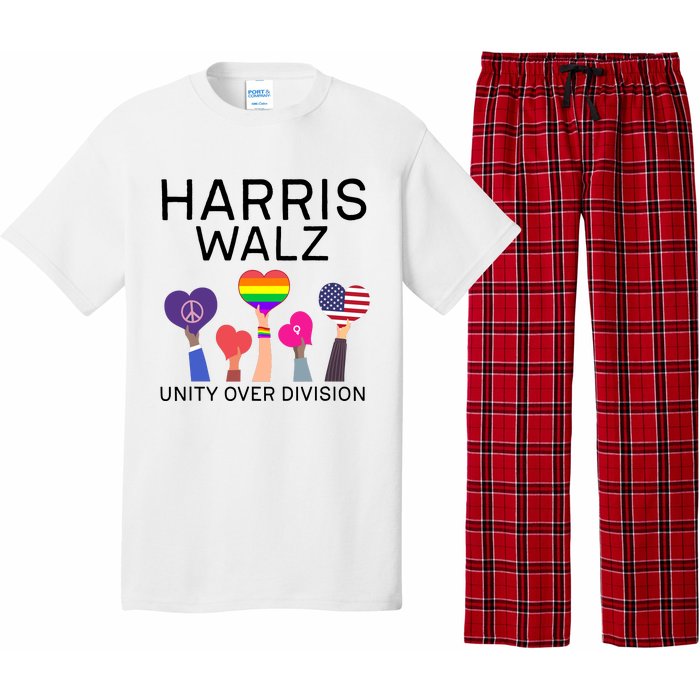 Harris Walz 2024 Unity Over Division Harris Walz 2024 Pajama Set