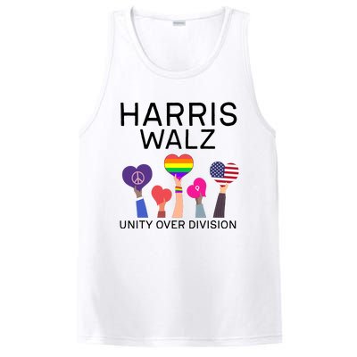 Harris Walz 2024 Unity Over Division Harris Walz 2024 PosiCharge Competitor Tank