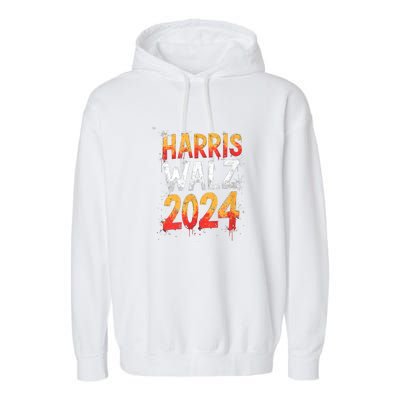 Harris Walz 2024 Dynamic Garment-Dyed Fleece Hoodie