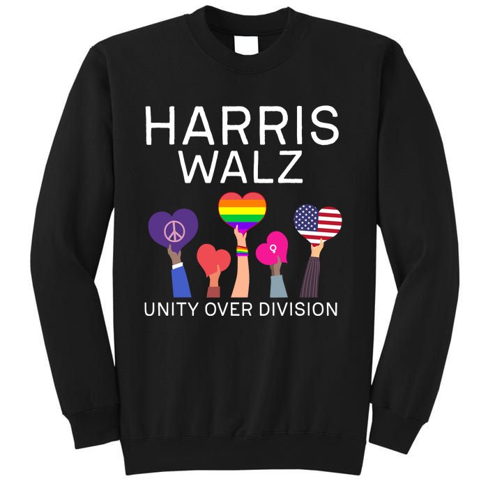 Harris Walz 2024 Unity Over Division Harris Walz 2024 Sweatshirt