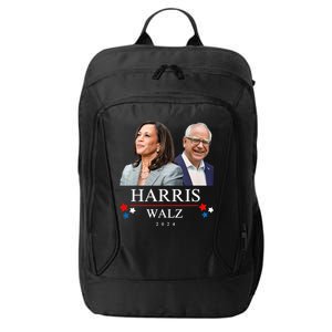 Harris Walz 2024 President Election Kamala Harris Tim Waltz City Backpack