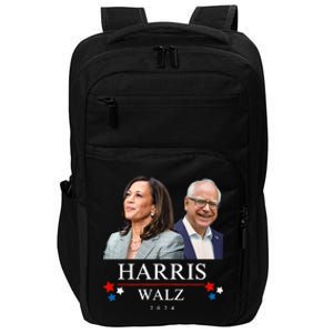 Harris Walz 2024 President Election Kamala Harris Tim Waltz Impact Tech Backpack