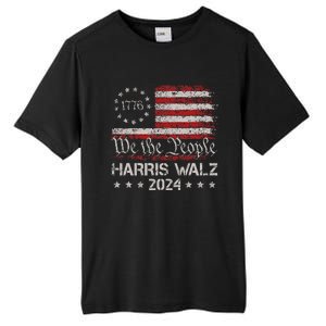 Harris Waltz 2024 Election Kamala Harris Tim Waltz 2024 Tall Fusion ChromaSoft Performance T-Shirt