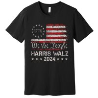 Harris Waltz 2024 Election Kamala Harris Tim Waltz 2024 Premium T-Shirt