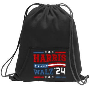 Harris Waltz 2024 Election Kamala Harris Tim Waltz 2024 Sweatshirt Cinch Pack Bag