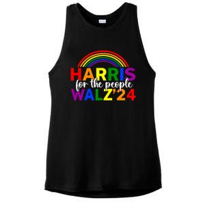 Harris Waltz 2024 For The People Lgbt Kamala Harris Ladies PosiCharge Tri-Blend Wicking Tank