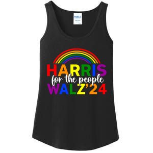 Harris Waltz 2024 For The People Lgbt Kamala Harris Ladies Essential Tank