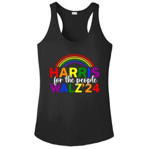 Harris Waltz 2024 For The People Lgbt Kamala Harris Ladies PosiCharge Competitor Racerback Tank