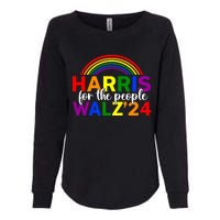 Harris Waltz 2024 For The People Lgbt Kamala Harris Womens California Wash Sweatshirt