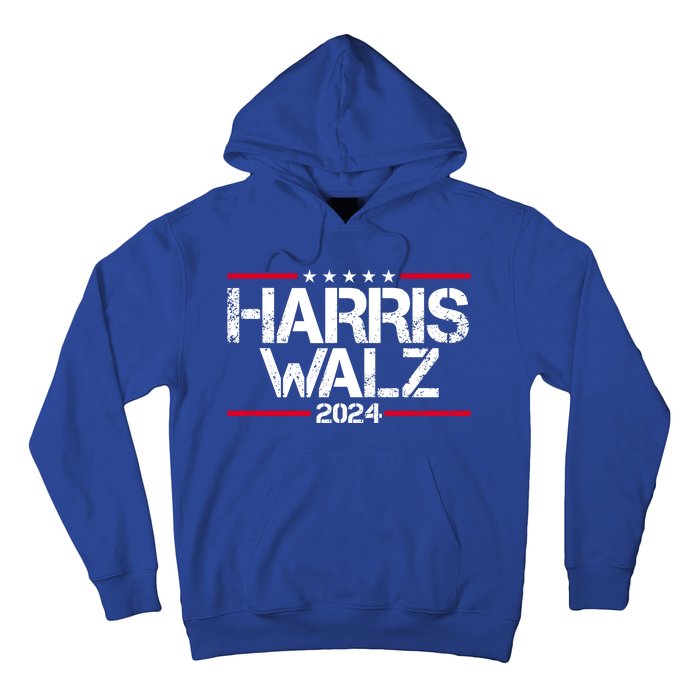 Harris Walz 2024 Vintage Eleciton Hoodie