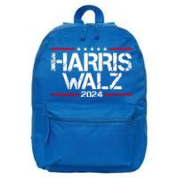 Harris Walz 2024 Vintage Eleciton 16 in Basic Backpack